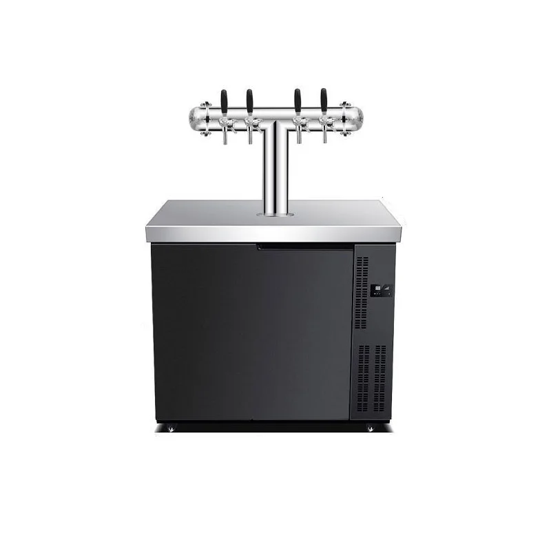 Hot Sale Full-Sized Commercial Beer Tap Beverage Dispenser Tower Automatic Mobile Beer Dispenser Stainless Steel Cooler for - view 3