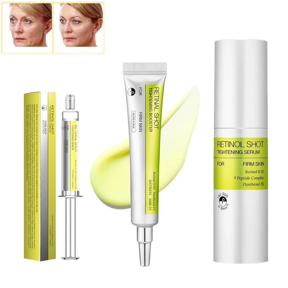  Korean Premium Retinol Shot Tightening Lifting Eye Cream Moisturizing Brighten Wrinkle Remover Firm Skin Firming Face Skin Car