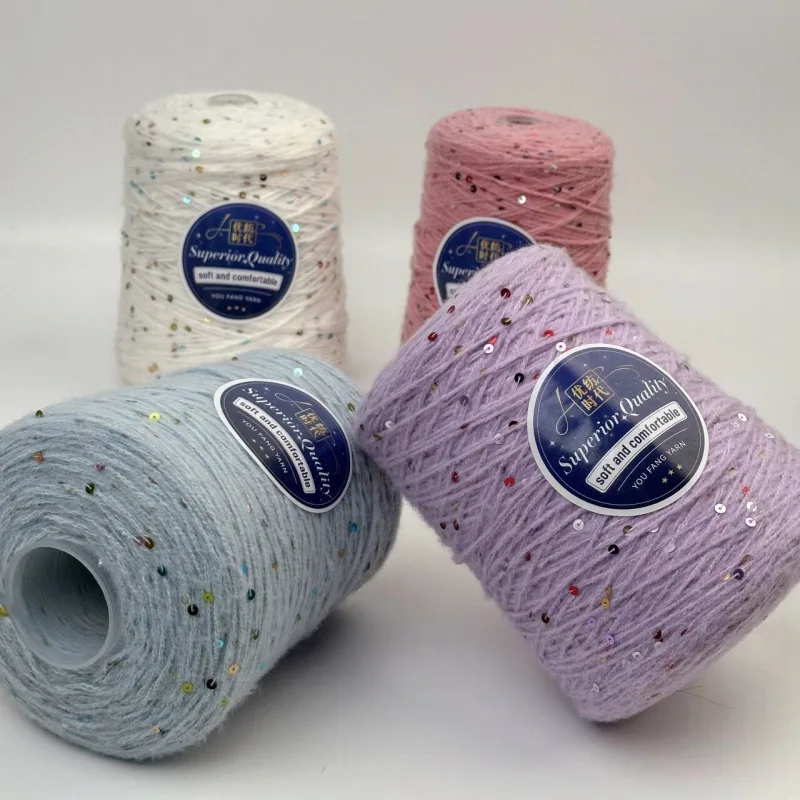 

500 г пряжи ручной вязки из шерсти для рукоделия, нитки для вязания крючком, ажурная нить для сумок