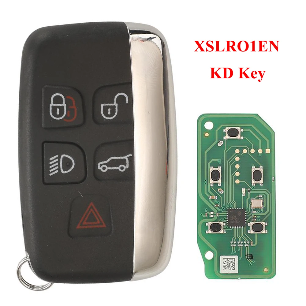 

Jingyuqin New XSLRO1EN 5 Buttons VVDI2 Mini Key Tool For Land Rover Style VVDI Xhorse Smart Car Key Remote Control Universal