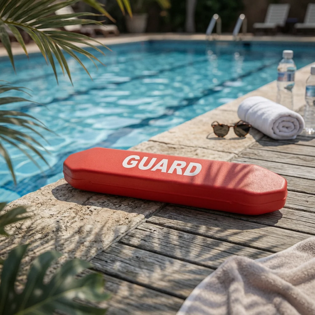 lifeguard-rescue-tube-buoyant-rescue-buoy-with-strap-torpedo-buoy-bendable-throwable-flotation-device-heavy-duty-for-lifeguards