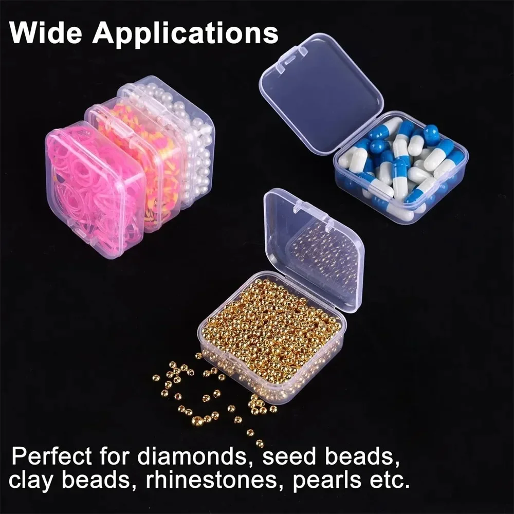 14/30/42pcs Set DIY Diamond Painting Embroidery Storage Box Nail Art Jewelry Rhinestone Multifunctional Storage Box