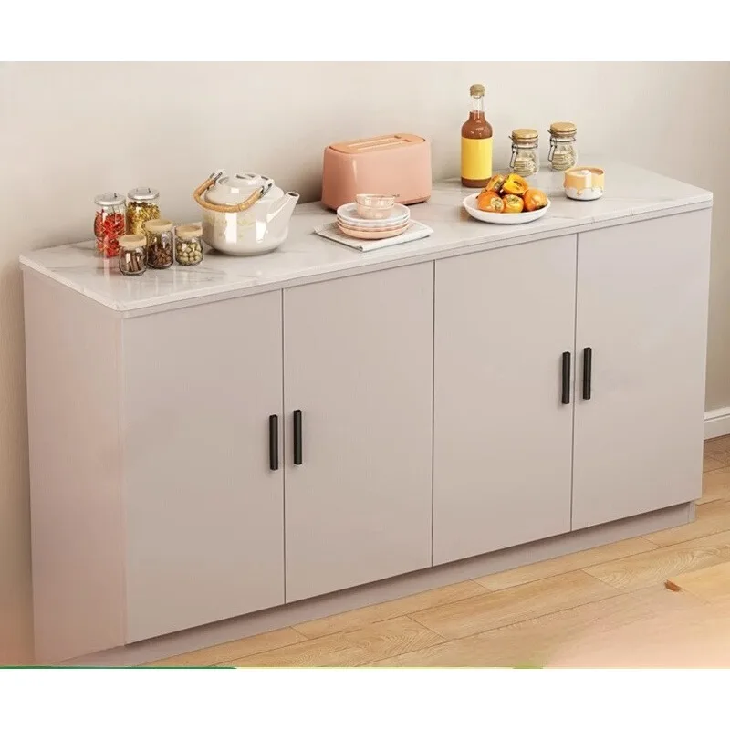 

Шиферный обеденный боковой шкаф из цельного дерева, комбинированный боковой шкаф для чая, гостиная, домашняя кухня, шкафчик для хранения вещей