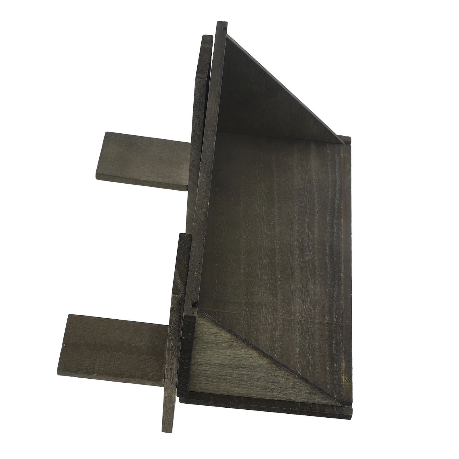 

Christmas Decor Jesus Wooden Manger Religious Mini Scene Light Brown Village Nativity Manager