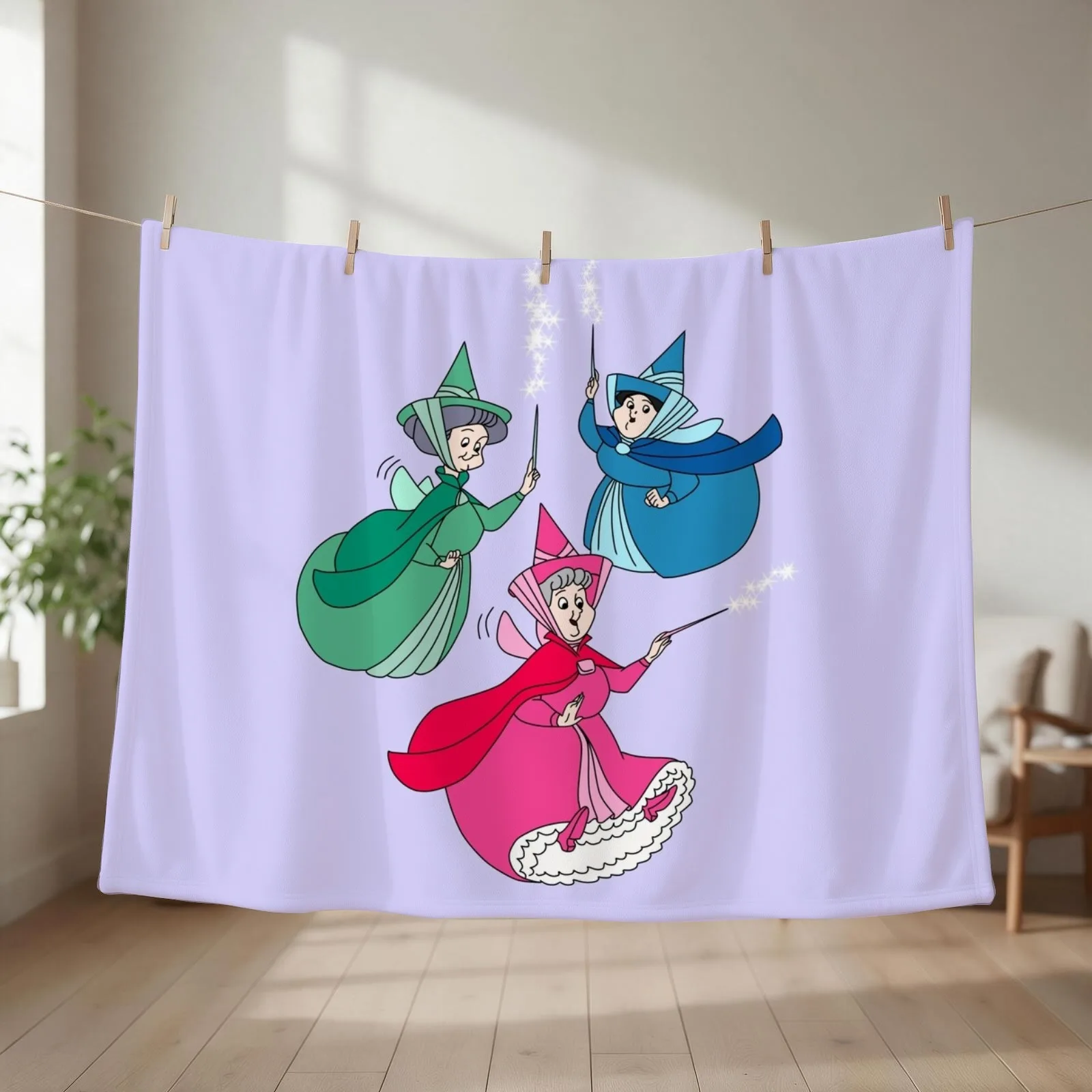 Fairy Godmothers Throw Blanket Blankets For Baby Tourist valentine gift ideas Hairy Blankets