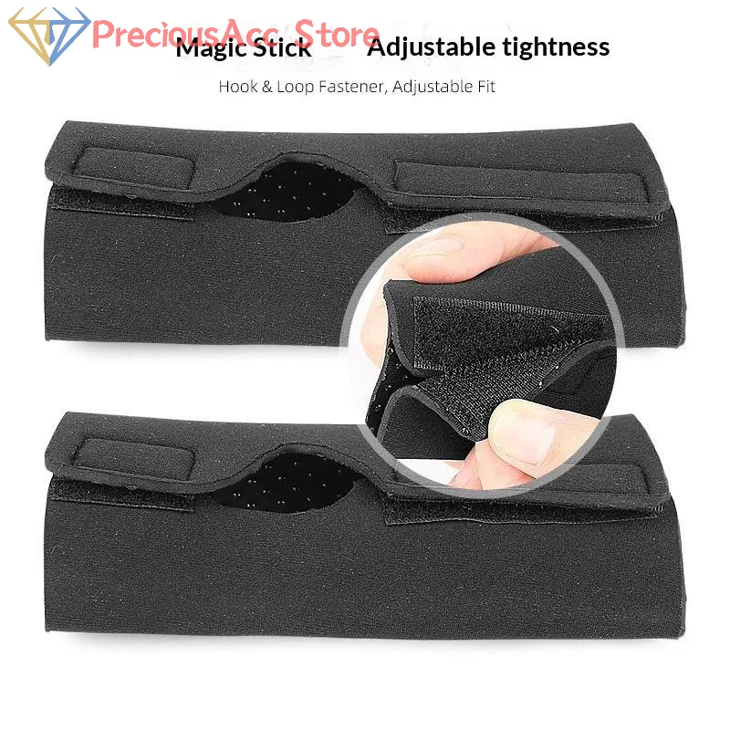 New-1Pcs Soft Anti Slip Cane Handle Cover Shock Absorption Adjustable Crutch Pads Fit For Elderly Daily Walking Aid Accessories