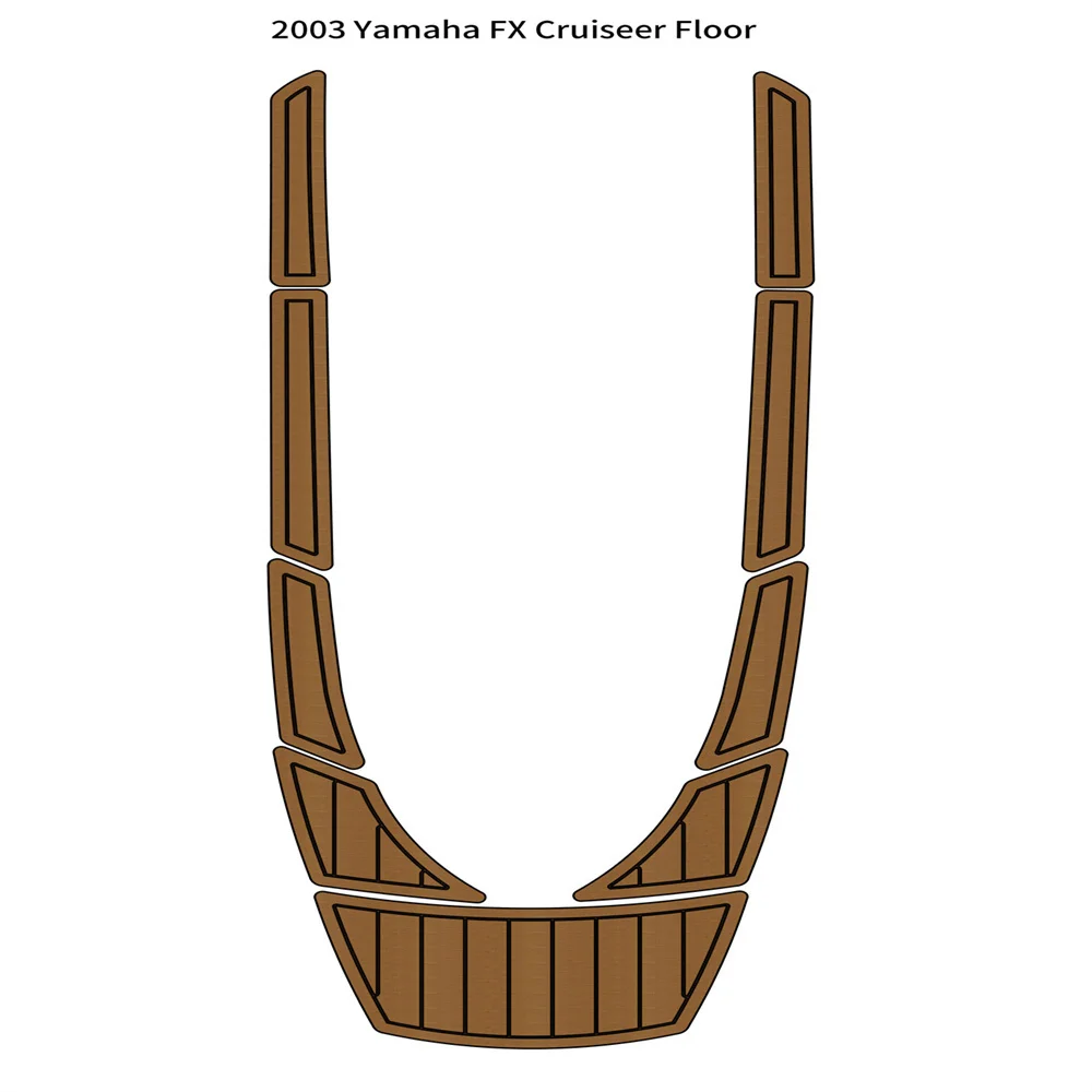 

2003 Yamaha FX Cruiser Floor Pad Boat EVA Foam Faux Teak Deck Floor Mat Flooring Backing Self Adhesive SeaDek Gatorstep Style