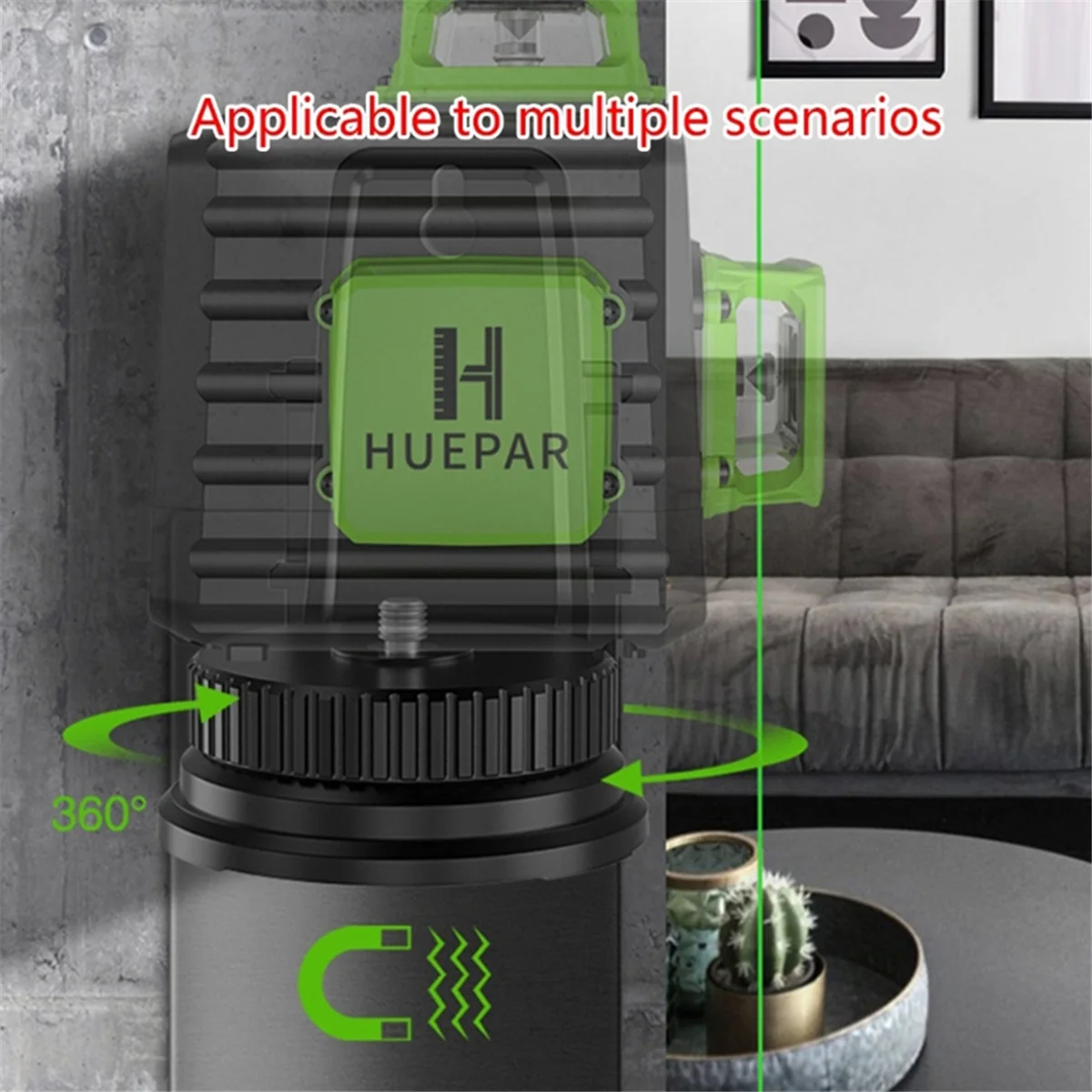 A002 Upgraded Fine-Tuning Bracket L-Shape Laser-Level Adapter Multifunctional Magnet