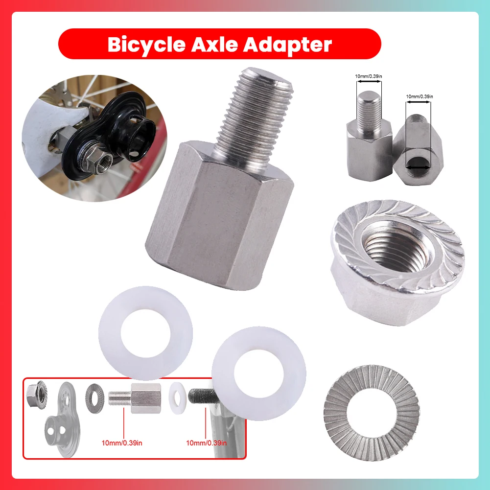 Fahrrad Achse Adapter Einstellbare Fahrrad Traktion Kopf Verlängerung Schraube Einfache Installation Baby Haustier Fahrrad Anhänger Zubehör