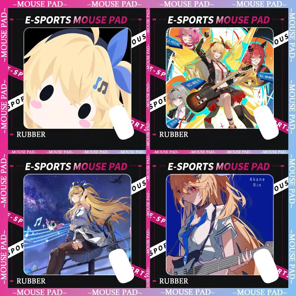 Neverness to Everness Akane Rin Mouse Pads Cartoon rubber Small mouse pad desktop computer office keyboard e-sports ROGs game