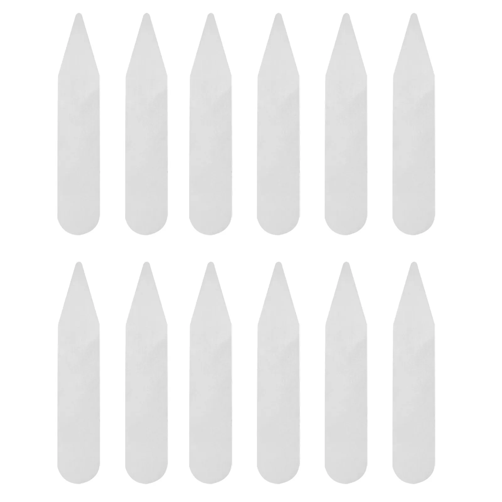 300個入り-透明pet素材-耐熱性-襟スタンド-襟補正-襟シェイパー-男女兼用-ドレスシャツ用-耐久性-軽量-隠せる