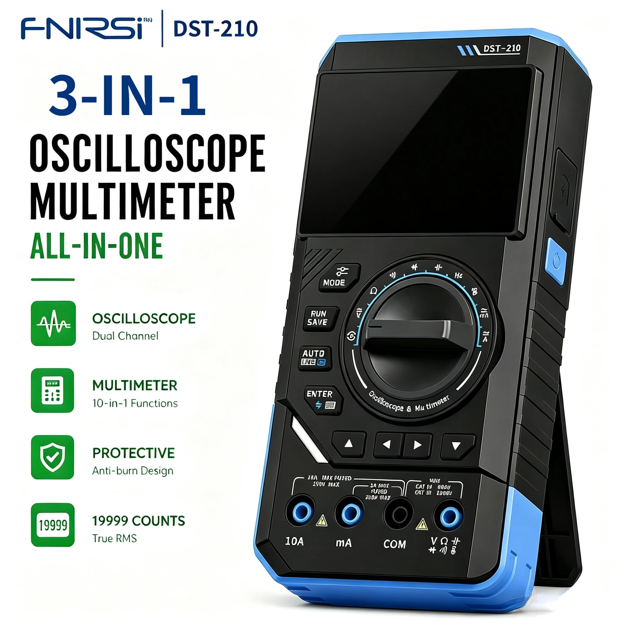 ออสซิลโลสโคปดิจิตอลแบบพกพาขนาด - Oscilloscope Dso Mini บทวิจารณ์และราคา