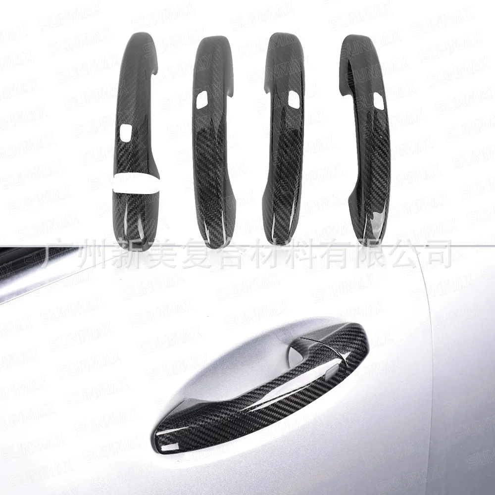 

For Mercedes-Benz A-Class/CLA true Real Dry carbon fiber outer door handle modification exterior patch accessories Body Kit