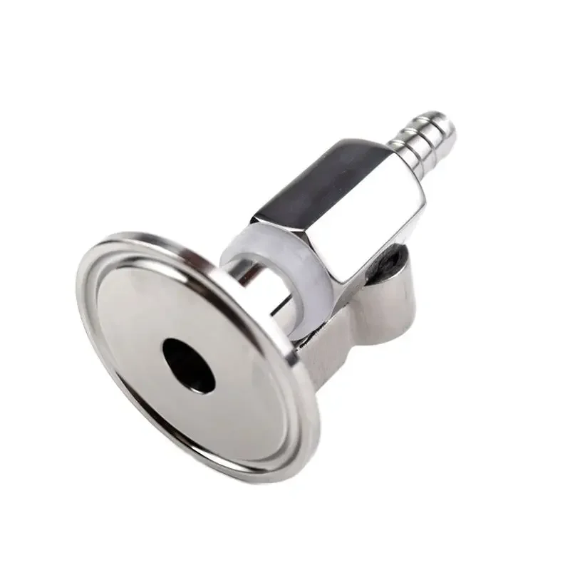 MINI Ball valve Stainless steel Handle 7mm 10mm 8mm 12mm Pipe Pagoda adapter to  Tri Clamp 1.5