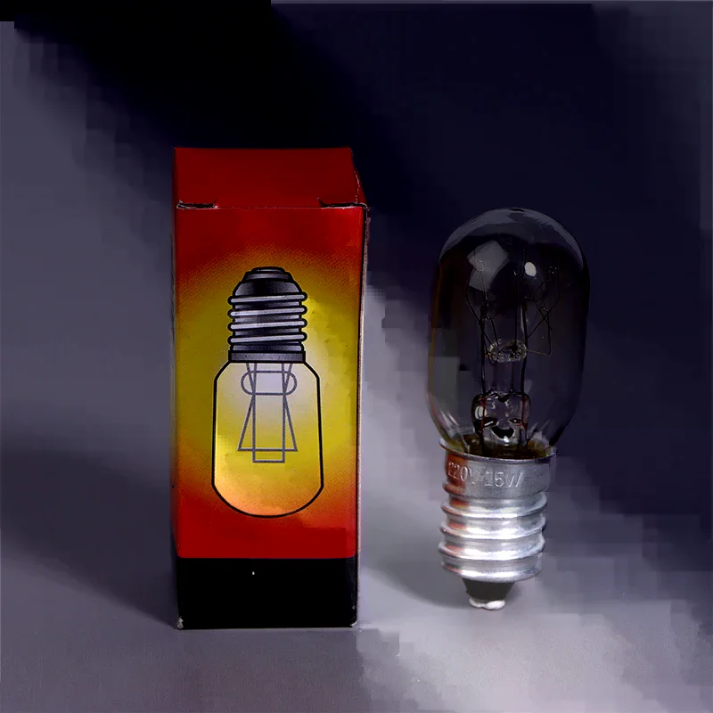 2Pcs E14 15W High Temperature Resistant Refrigerator Bulb Microwave Oven Replacement Light Toaster/Steam Bulb Light