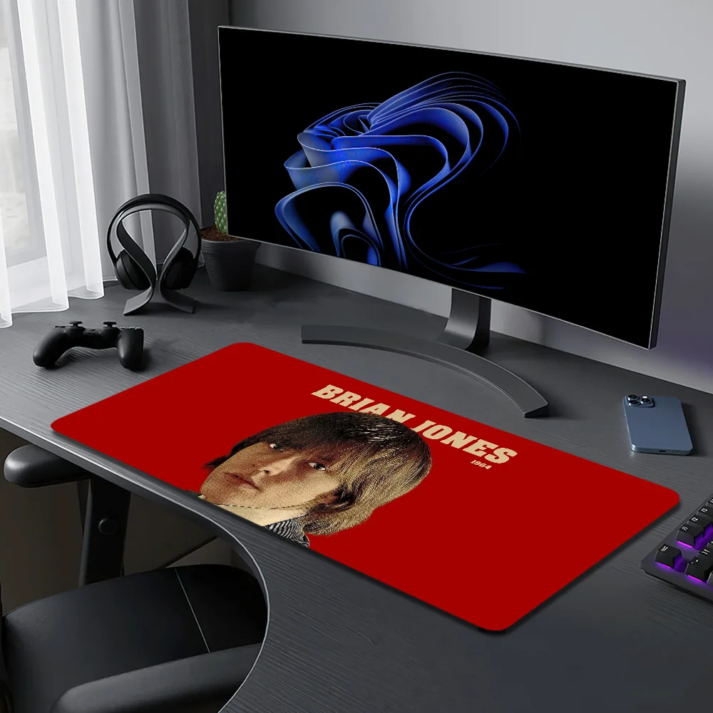 Mousepads Non-slip Lockedge Office Student B-Brian Gaming Thickened Large Writing Pad Cushion J-Jones Singer Mouse Pad