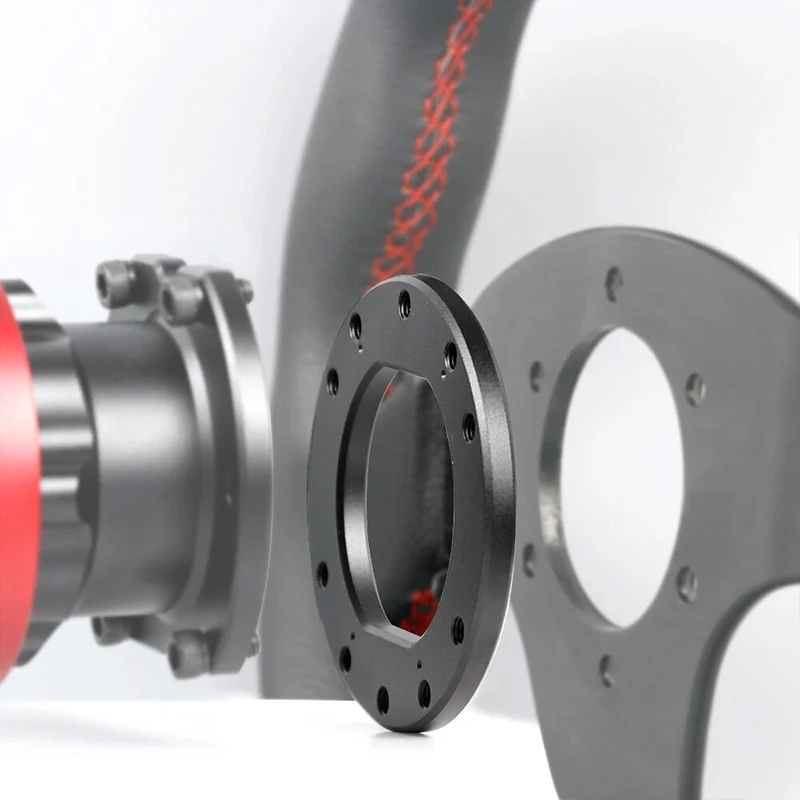 

Алюминиевая адаптерная пластина с ЧПУ для Fanatec QR1 QR2, 70 мм, с отверстиями, для прямого крепления сторонних колес