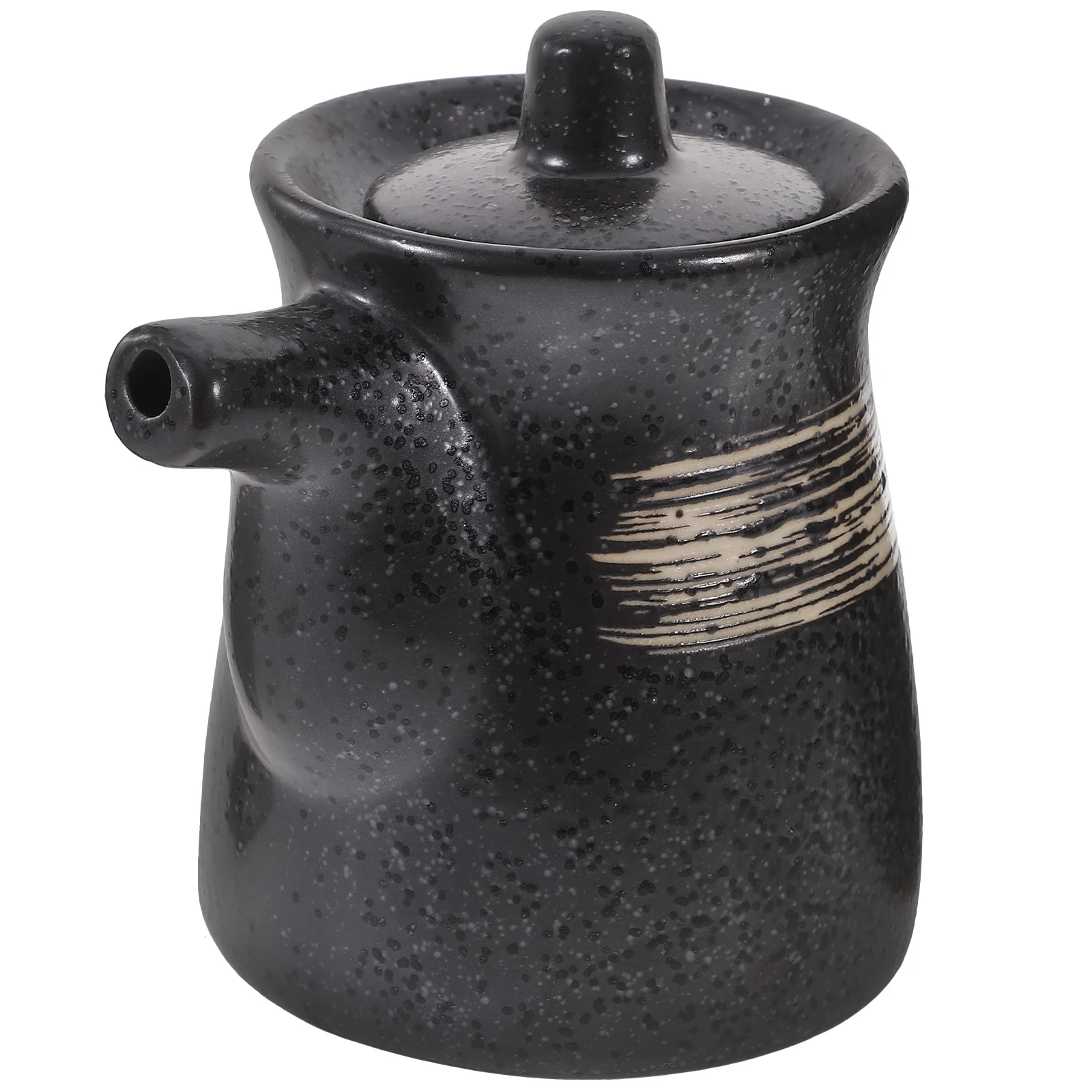 

Horizontal Soy Sauce Bottle Ceramic Condiment Cooking Oil Dispenser Lecythus Container Pot Ceramics Porcelain Girl