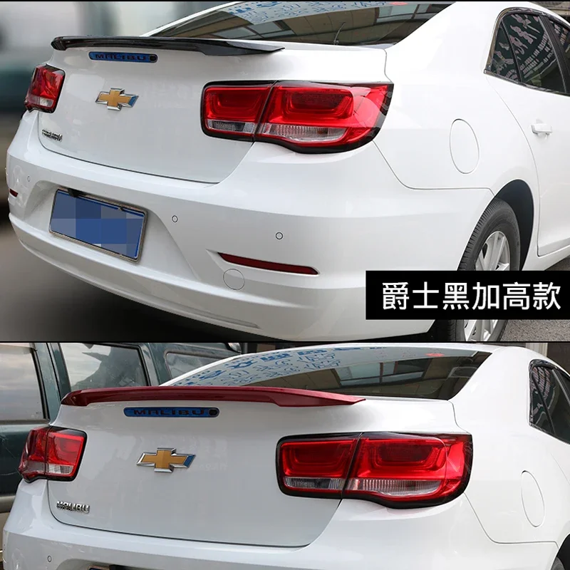 For Malibu Spoiler ABS Material Car Rear Wing Primer Color Malibu Rear Spoiler For Chevrolet Malibu Spoiler 2016-2018