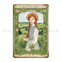 Anne Of Green Gables Metal Sign Mural Classic Bar Cave Printed Wall Decor Tin Sign Poster