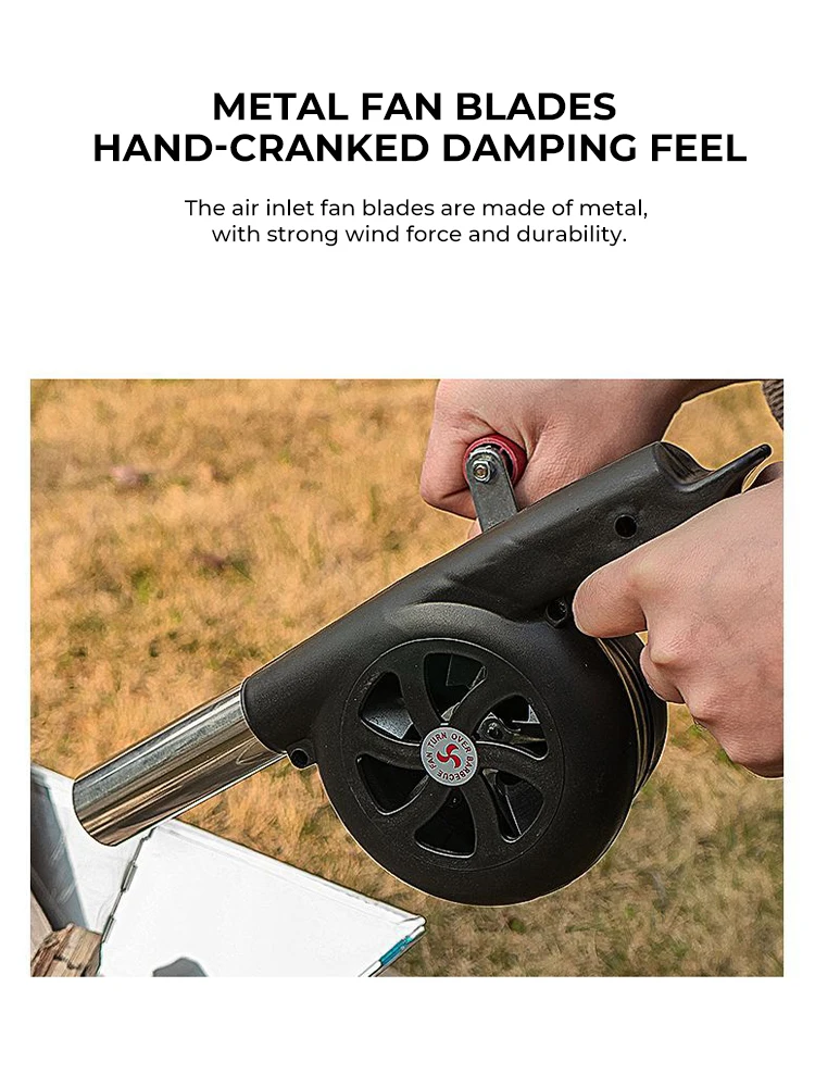 

Hand Blower household hand portable barbecue blower small hair dryer turbo jet fan outdoor barbecue accessories Camping tools
