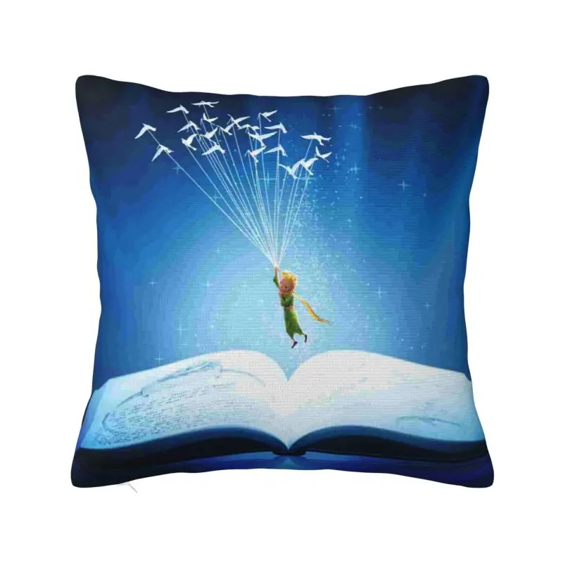 

The Little Prince Cushion Cover Le Petit Prince Velvet Cute Pillow for Sofa Home Decor