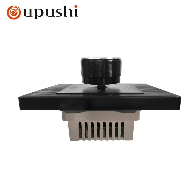 Oupushi черный одиночный переключатель управления VE-5B, бытовой одиночный выключатель освещения с розеткой