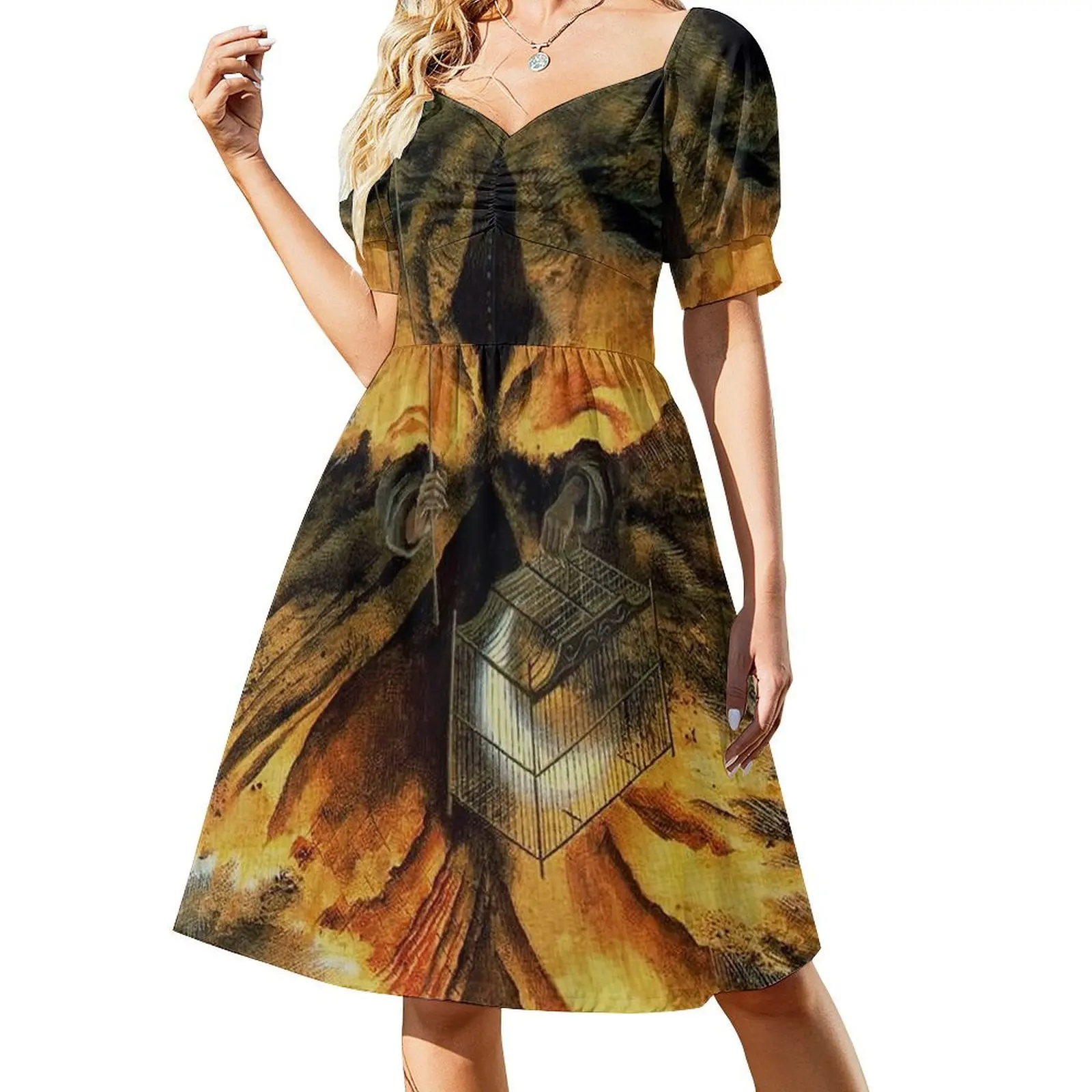 Star Huntress by Remedios Varo Short Sleeved Dress Women's skirt Summer women's clothing Dress