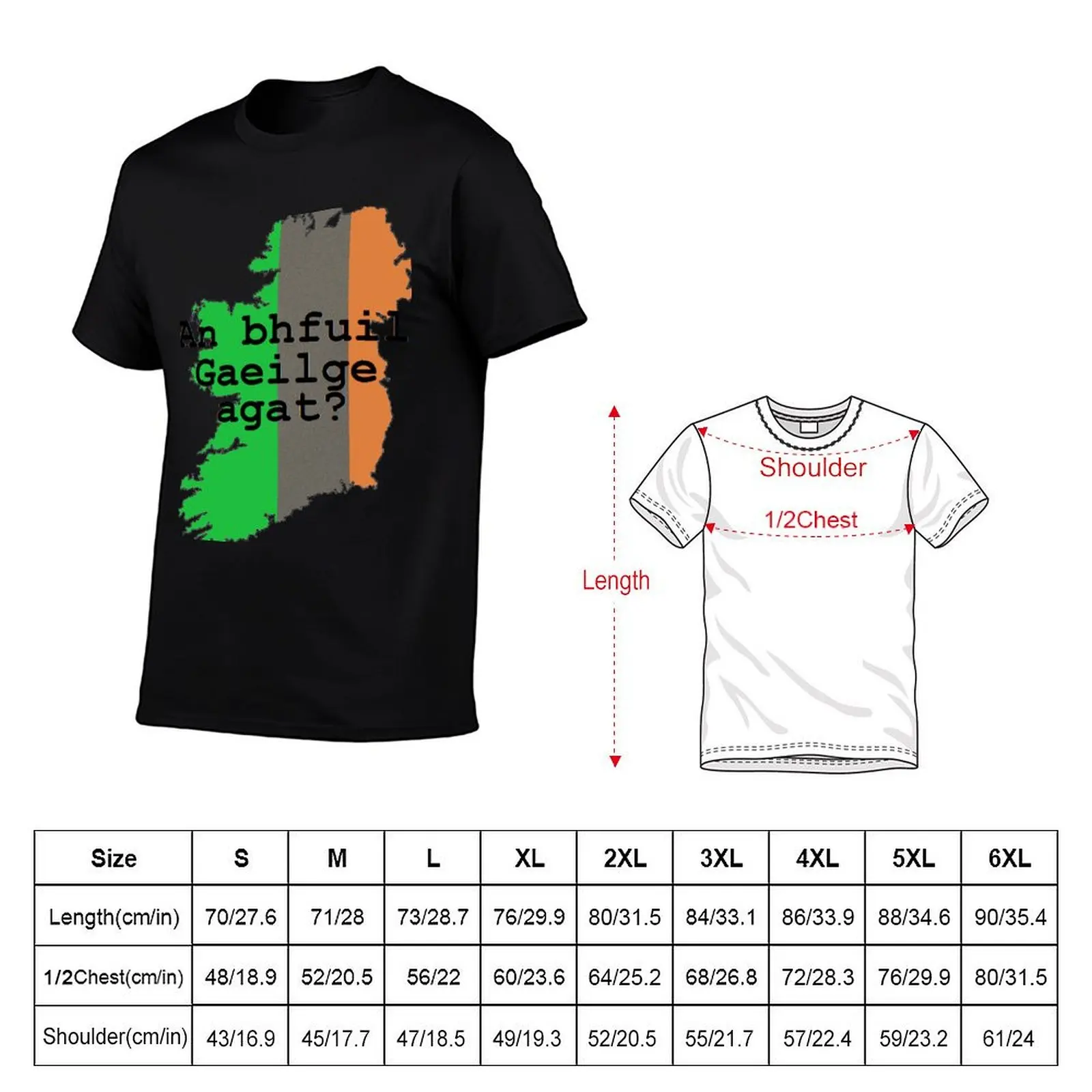 Do you speak Irish? T-Shirt new edition oversized vintage graphic tee shirt mens workout shirts