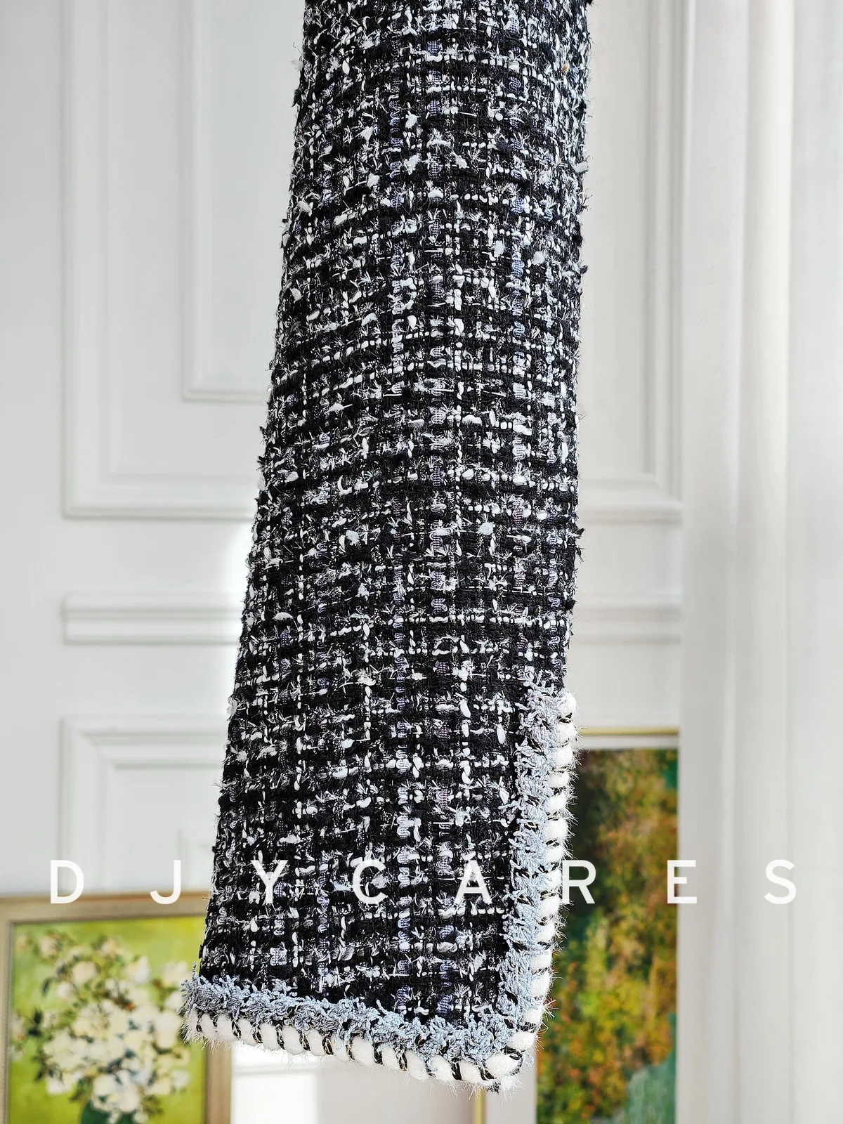 تصميم جديد للصناعة الثقيلة معطف أسود رمادي قصير مقاس كبير #5