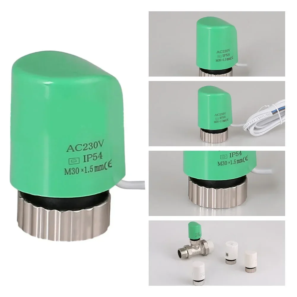 

AC230V Electric Thermal Actuator For Floor Heating Radiator Valve Home Floor Heating Supplies Accessories M30*1.5mm