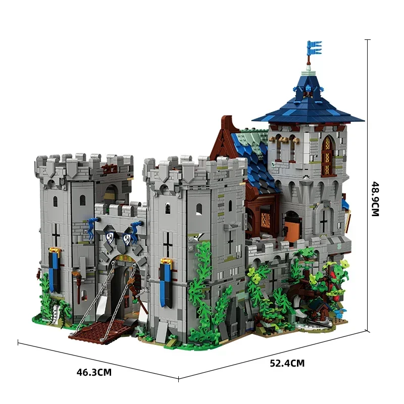 6640PCS Medieval Jungle Castle Building Blocks Forest Castle Model Bricks Desktop Decoration DIY Toys For Kids Holiday Gifts