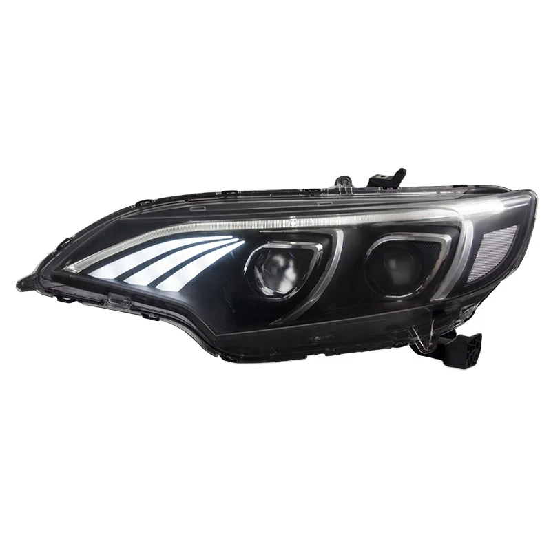 LED Front Headlight Assembly With ACC Module & Sequential Dynamic Turning Signal Fits Honda Fit 2014-2020, Plug-and-Play