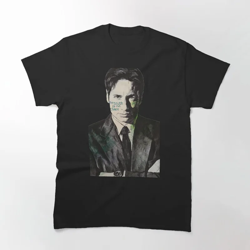 The Truth is Out There Sci fi tv series The X Files Gift t shirt 0305 Retro Alien movie Graphic clothes All size tops S-6XL