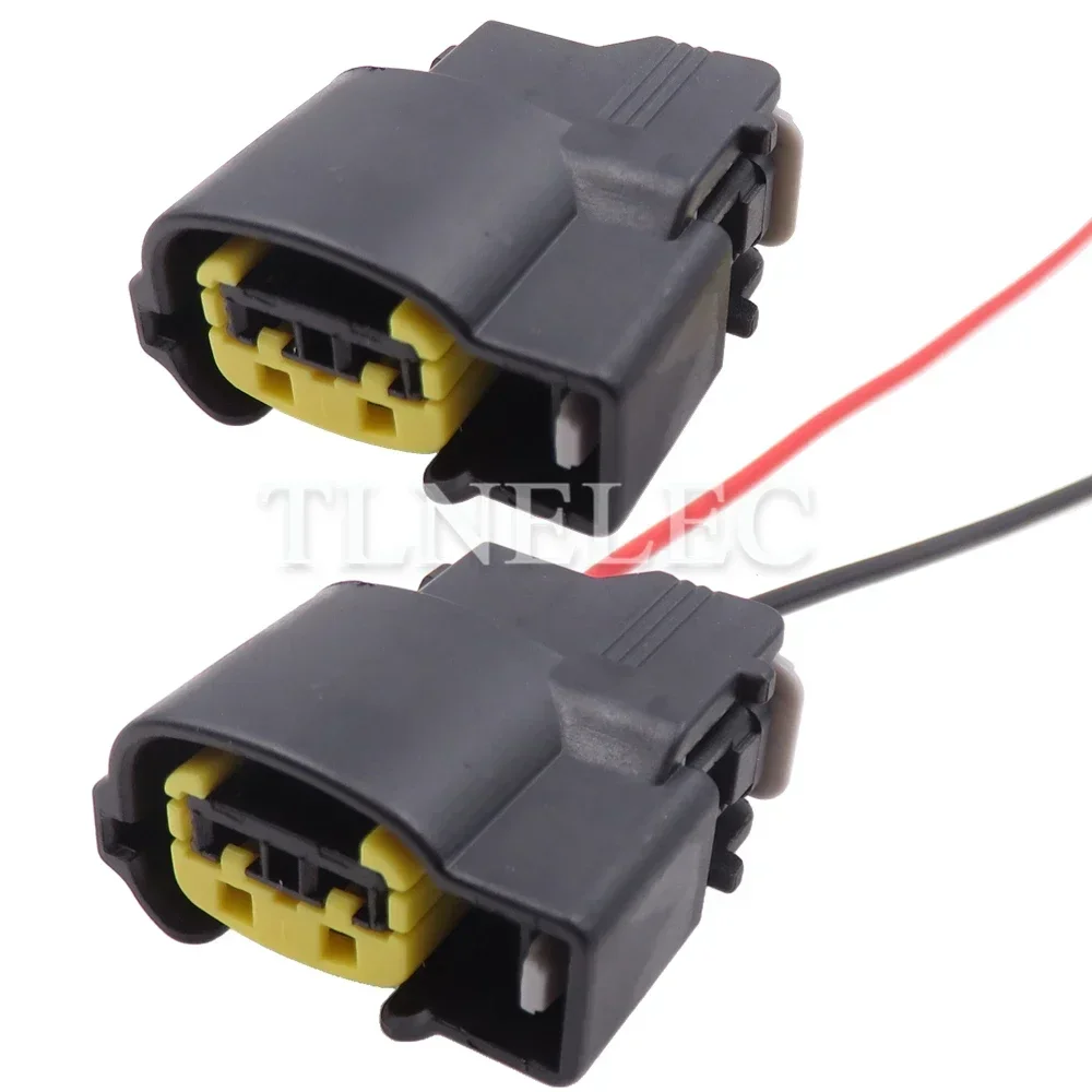 2 Pin Way Auto Ignition Coil Sealed Socket With Wires Car Speaker Wiring Cable Connectors For HYUNDAI Kia 49093-0211