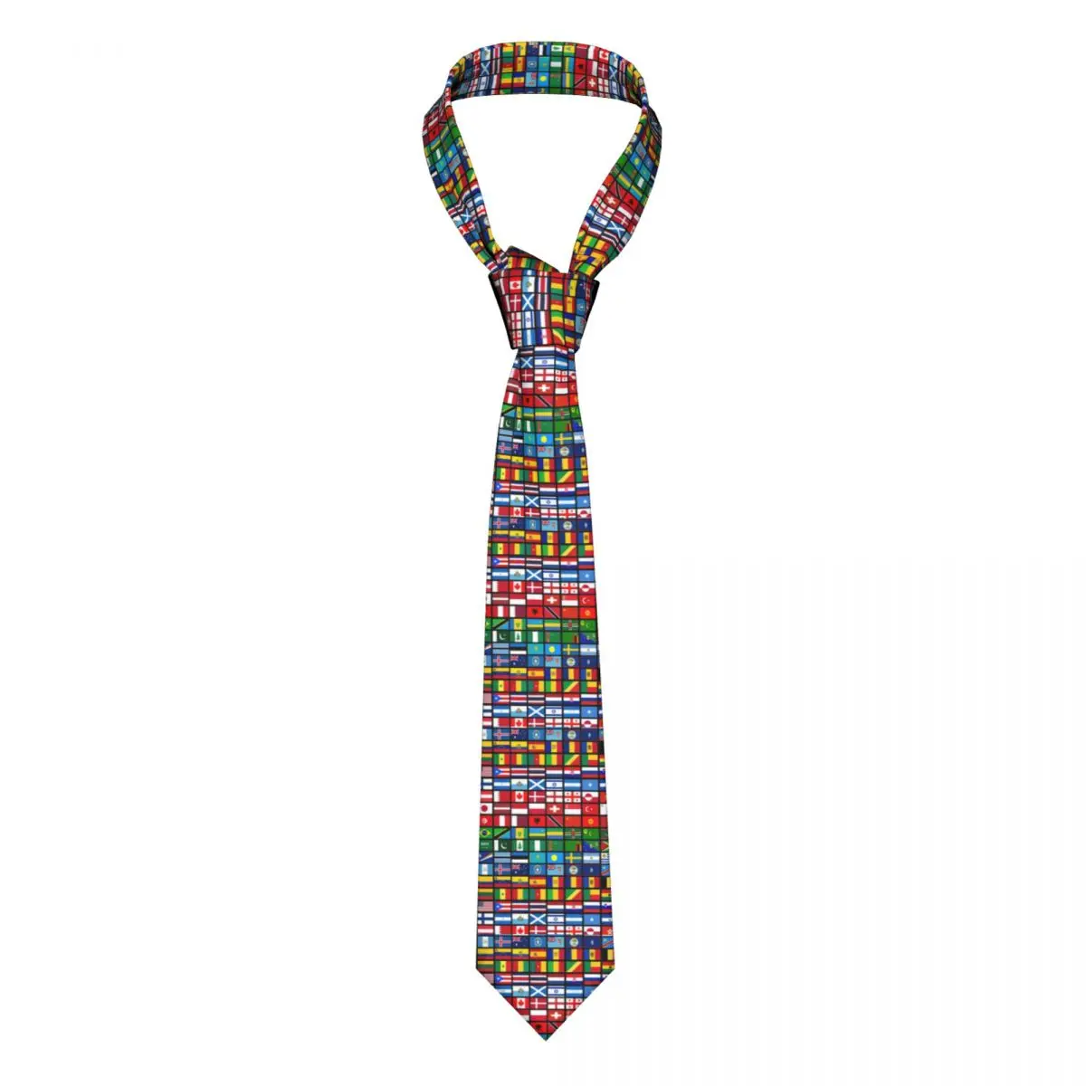 

Formal More Then 90 Flags Of The Countries Of The World Neck Tie for Wedding Custom Men Neckties