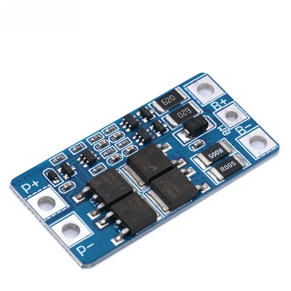2S 10A 7.4V 18650 แบตเตอรี่ลิเธียมแบตเตอรี่ 8.4V Balanced โมดูลชาร์จ PCB PCM พร้อมฟังก์ชั่น Balance สําหรับ Power Bank