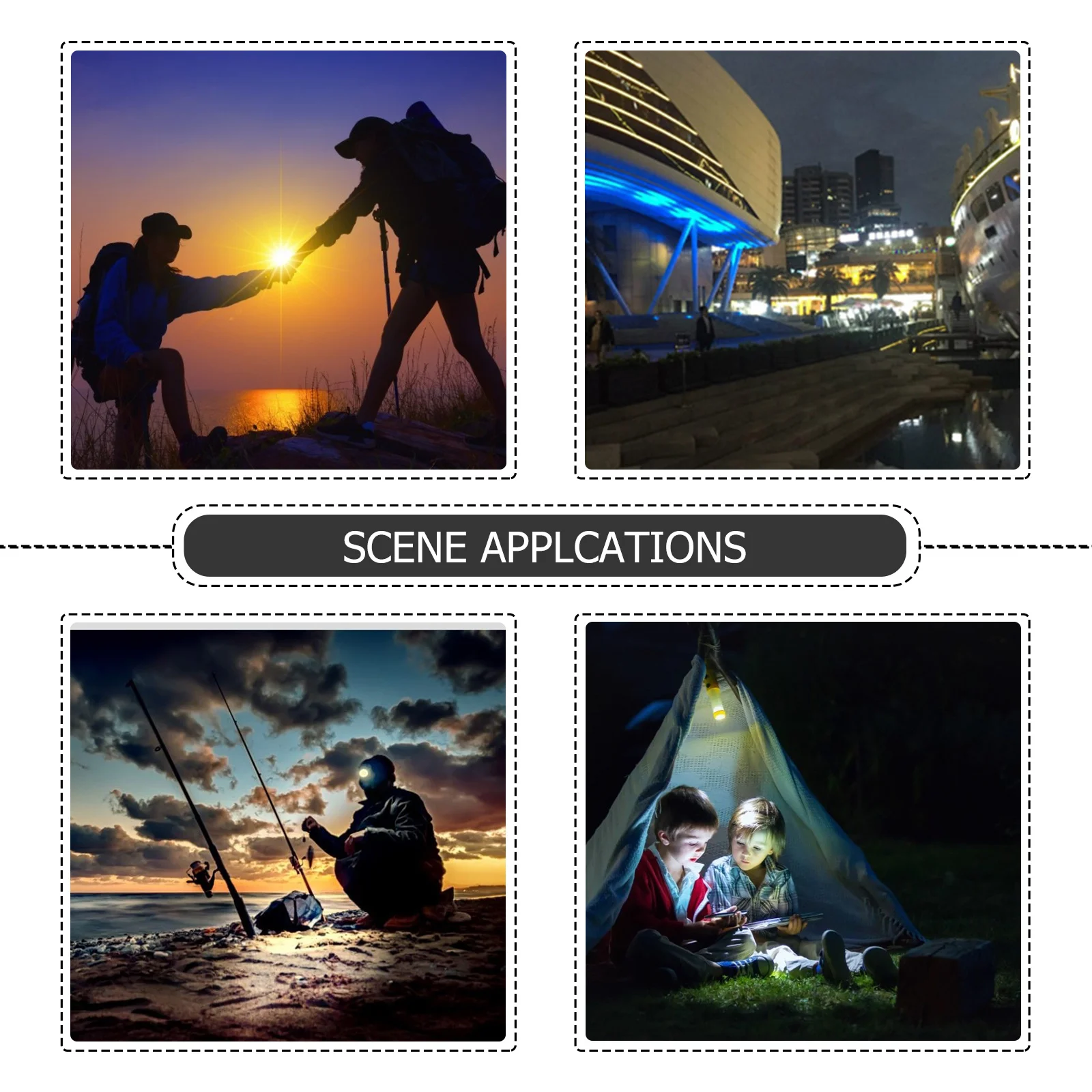 

1Pcs Retractable Camping Light Energy Saving LED Outdoor Lamp Waterproof Wear Resistant for Adventure Exploration Emergency