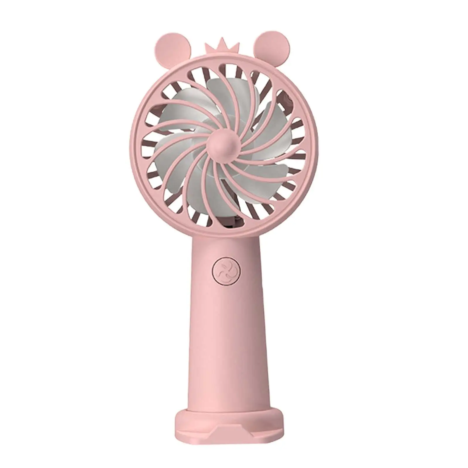 2xPersonal Fan with Phone Stand USB Rechargeable Table Cooling Fan for