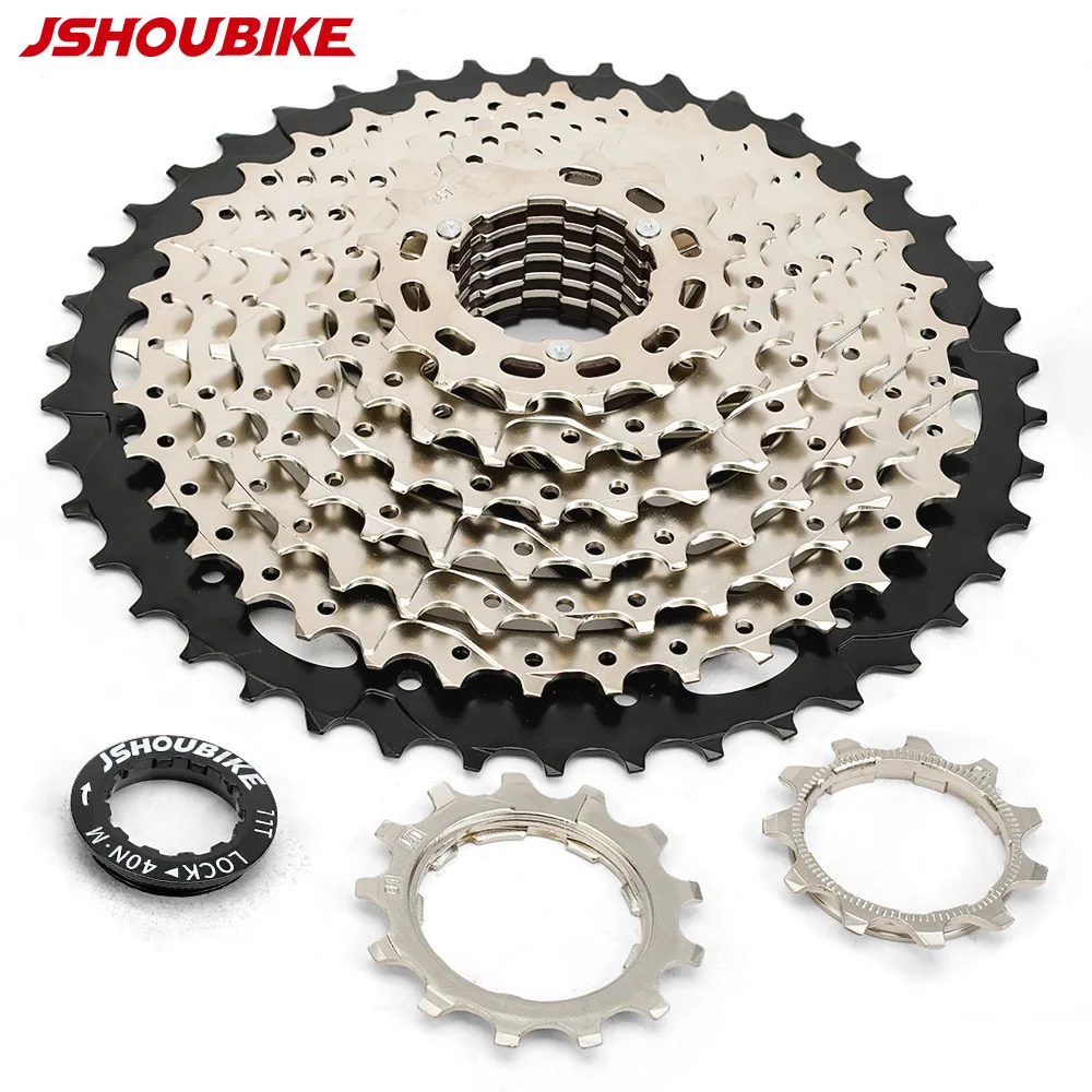 

JSHOUBIKE MTB/Road BIKE Bicycle Cassette 9Speed Freewheel HG 11T-25/28/32T/36T/40T/42T labor-saving/lightweight FOR SHIMANO SRAM