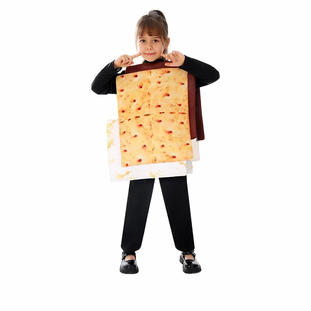 Dessert Lovers Group Halloween Costume Foe Kids Candy Themed Party Set Ice Cream Donut Pudding Role Play Matching Family Outfit