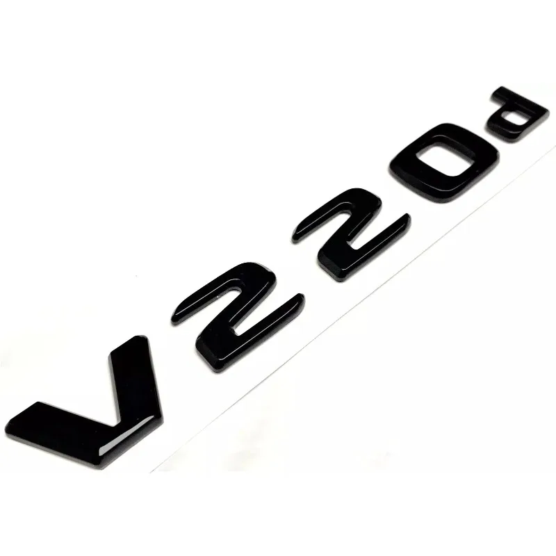 Abs V220d Replacement for Mercedes Rear Trunk Emblem Badge Nameplate Decal