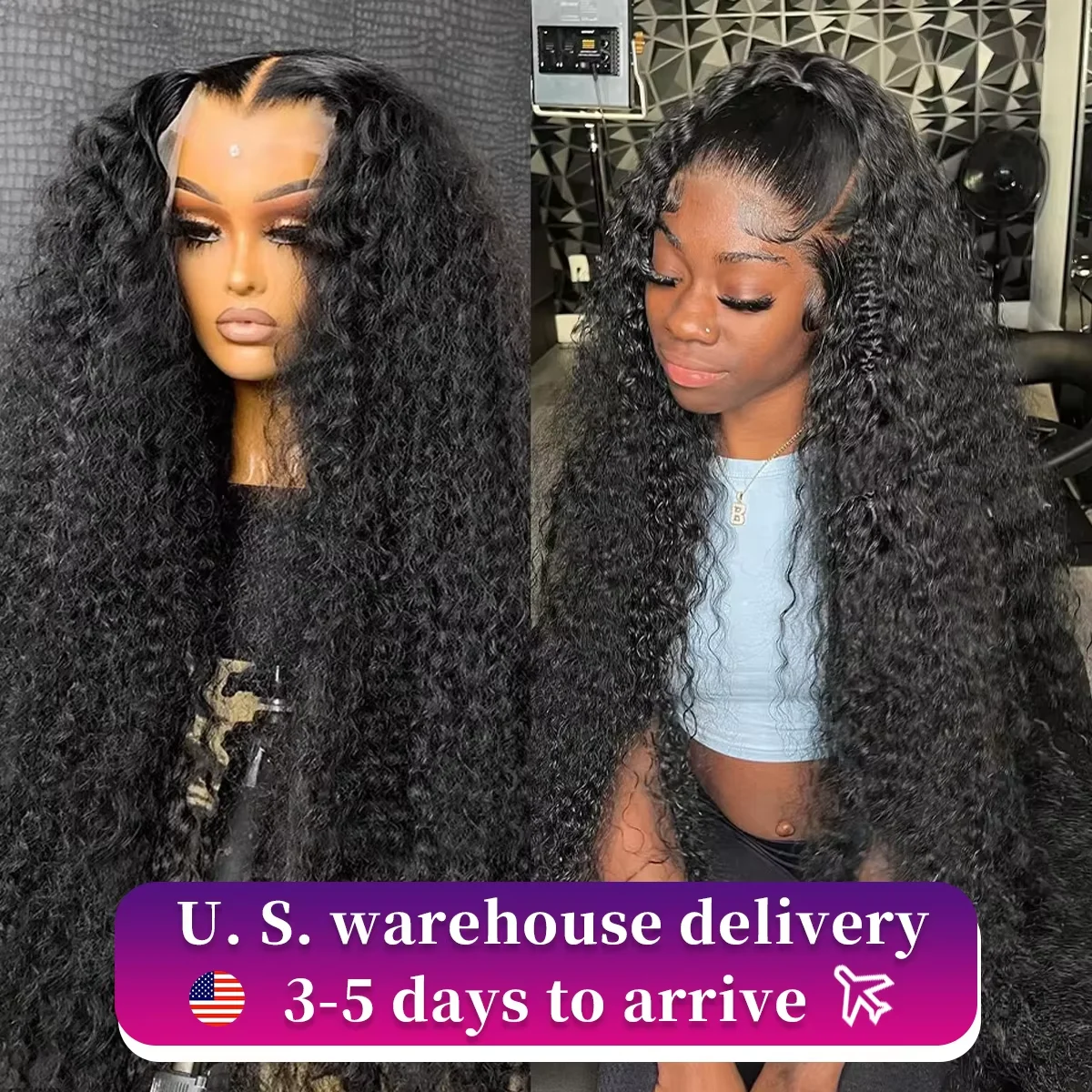 250 Density 13X6 HD Transparent Deep Water Wave Curly Human Hair Lace Frontal Wig Raw 30 34 Inch 13X4 Lace Front Human Hair Wigs