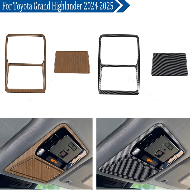 

Для Toyota Grand Highlander 2024 2025 ABS салон автомобиля передняя лампа для чтения лампа на крыше панель отделка