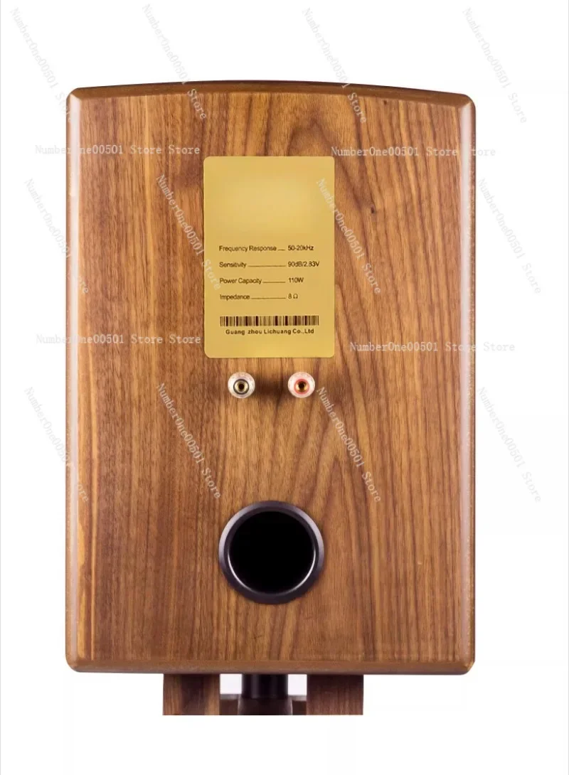 coaxial-8 8 Inch Coaxial Bookshelf Speakers HiFi Audiophile High Fidelity Passive Monitor