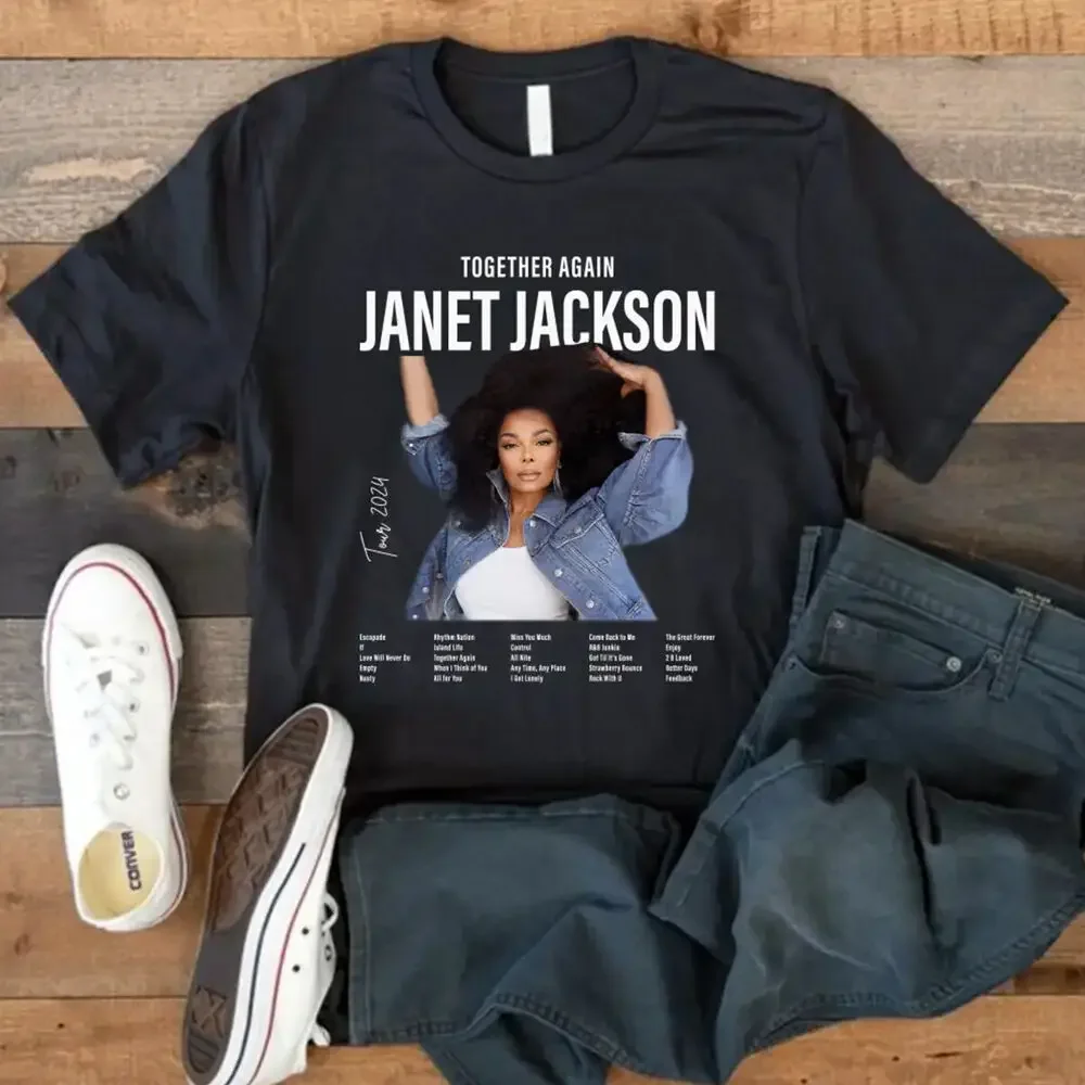 Janet Jackson Together Again Tour 2024 Shirt, Janet Jackson T-Shirt Men Women