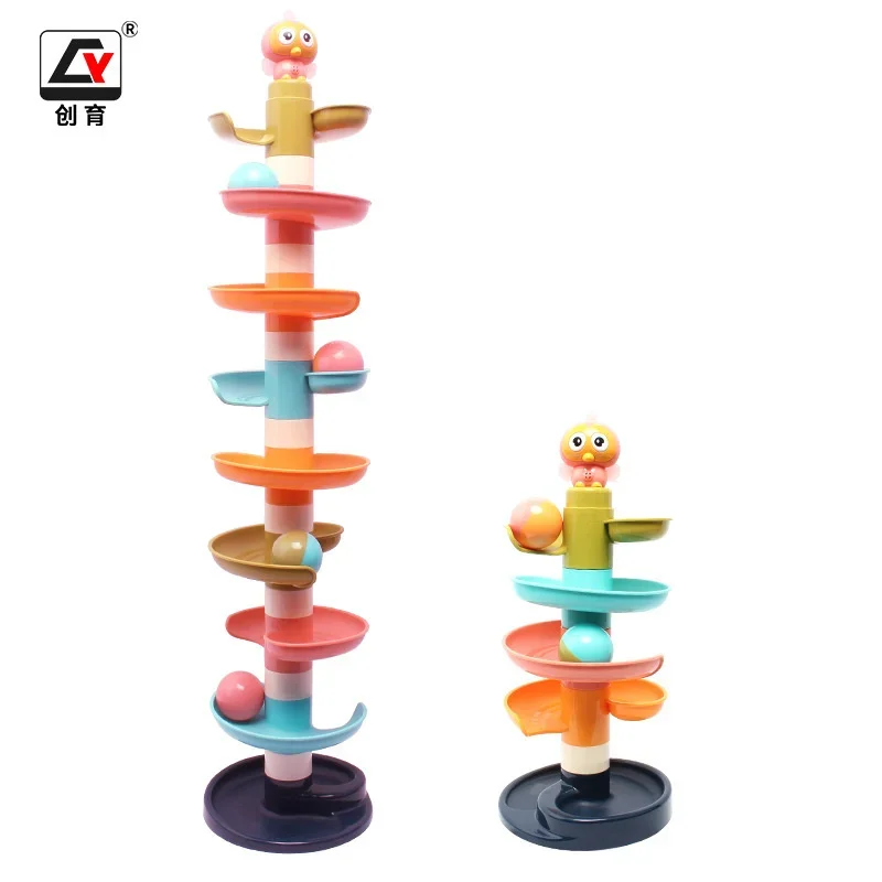 Construcción de mármol, carrera, laberinto, bolas, pista, bloques de construcción para niños, regalo, juguetes educativos para bebés