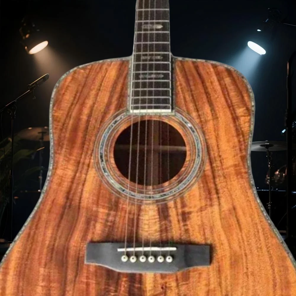 D45 نمط الغيتار الصوتية 41 بوصة خشب بني خشب الورد الجسم خشب الأبنوس الأصابع الصلبة الأعلى شحن مجاني #5