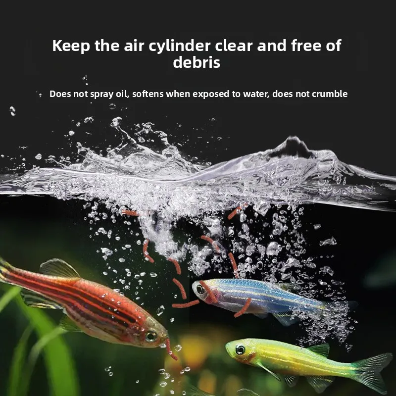 Fish Baby Bloodworm-Shaped Fish Food Pellets for Goldfish, Koi, Guppy, Betta, Blood Parrot & Tropical Fish view 3