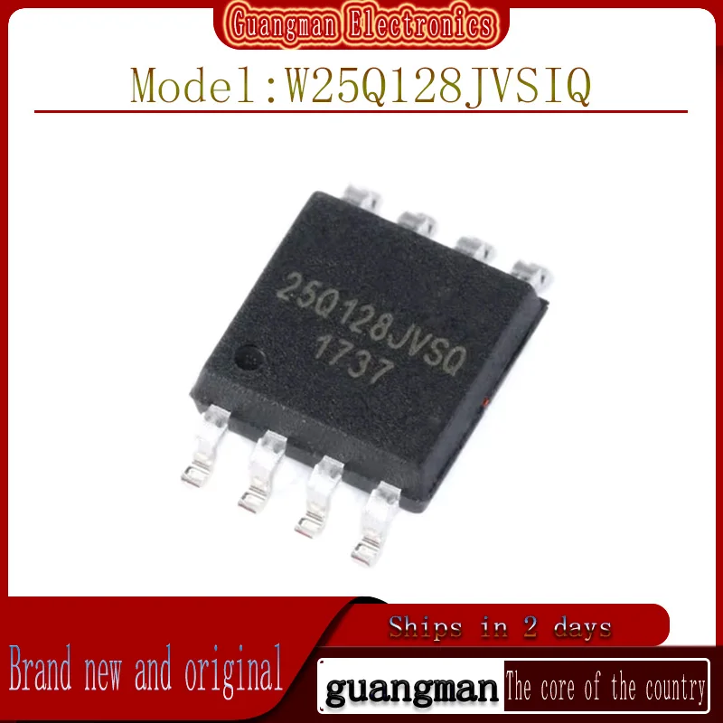 

10PCS W25Q128JVSIQ Imported in original packaging SOIC-8 Memory chips